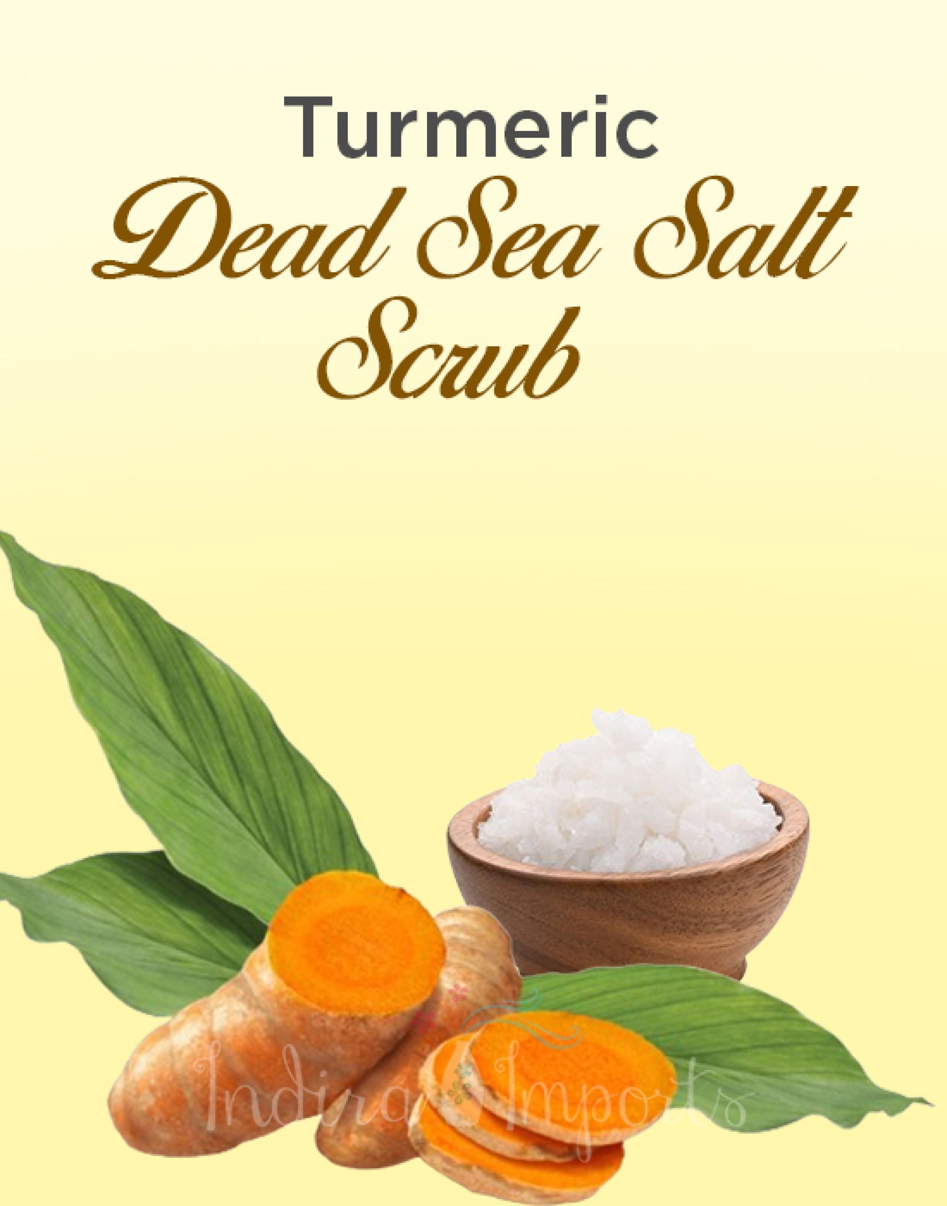 Turmeric Dead Sea Salt Scrub