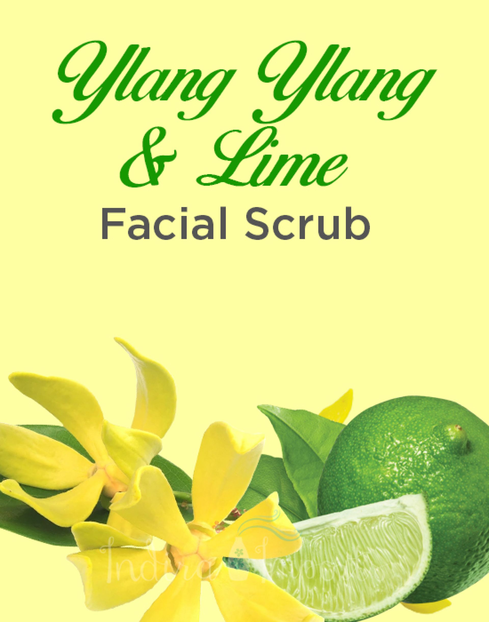 Ylang Ylang & Lime Facial Scrub
