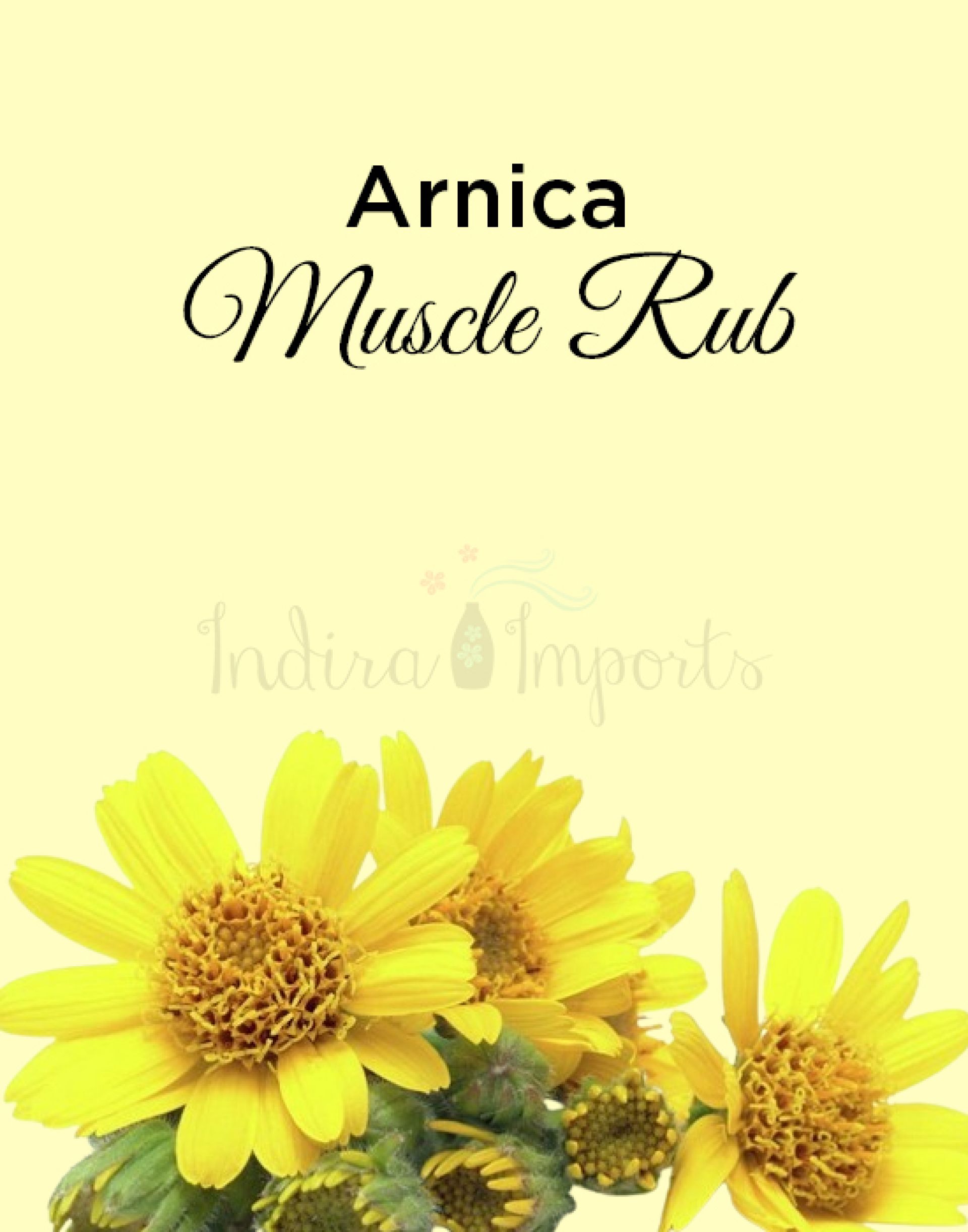 Arnica Muscle Rub