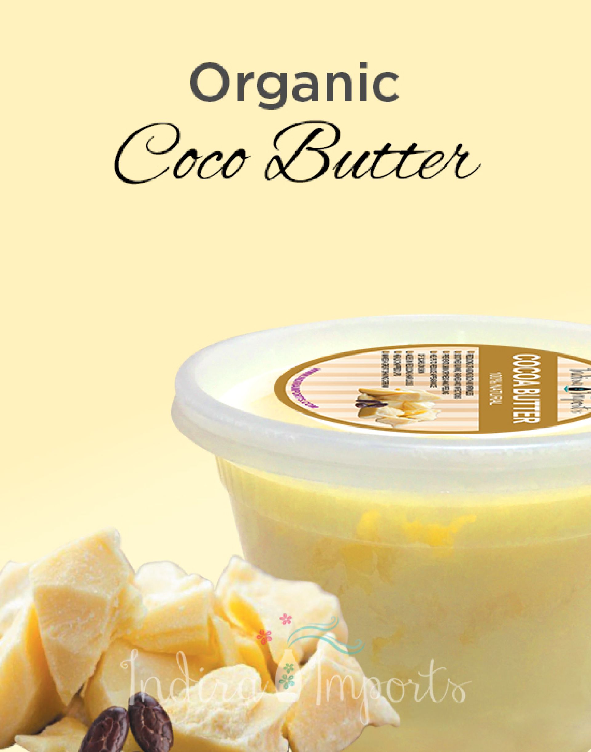 100% Organic Cocoa Butter